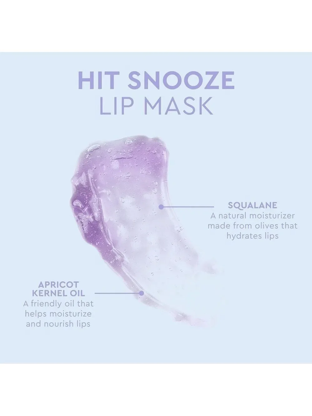 florence by mills Hit Snooze Jelly Hydration Lip Mask | NEW | Overnight Lip Mask